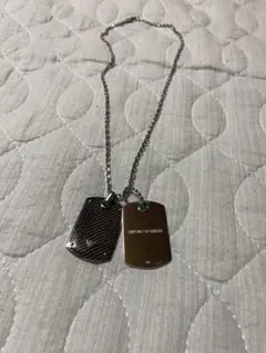 EMPORIO ARMANI ドッグタグ ネックレス