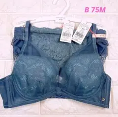 『AMOSTYLE』クラシカルレースDeepV ブラ＆ショーツセット　B75M