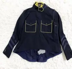 Sacai レイヤードジャケット ドッキングジャケット ネイビー XSのサムネイル