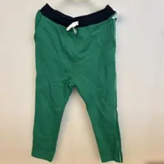 プチバトー緑色　スウェットパンツ