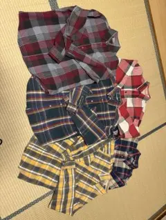 80s 90sFIVE BROTHER BIG MAC ネルシャツ 5着セット