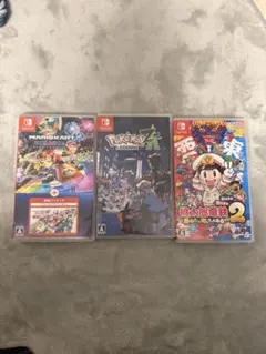 マリオカート8 デラックス・ポケモン・桃太郎電鉄 3本セット