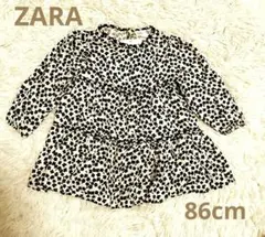 新品　ZARAベイビー　花柄ワンピース　86cm　80 90