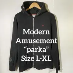 Modern Amusement モダンアミューズメント黒　パーカー　Lサイズ