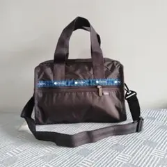 レスポートサック familiar ネイビー ショルダーバッグ 2WAY