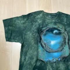 THE MOUNTAIN 3XL Tシャツ 幻想的 森 月夜 アート USA古着