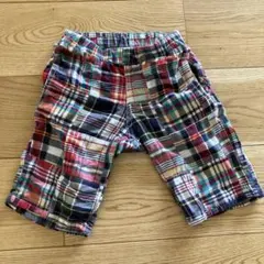 BREEZE チェック柄 ハーフパンツ 120