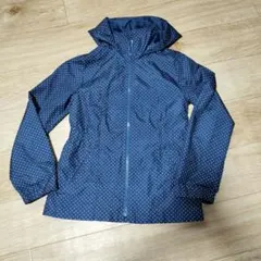 ​【美品】GapKids ネイビー ドット柄 ウィンドブレーカー 130cm