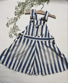 BREEZE ストライプジャンバースカート 130㎝