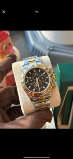 ROLEX 黒ダイヤル クロノグラフ 自動巻き腕時計