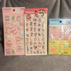 クレヨンしんちゃん ★おはじきシール、タイルシール、ぷくぷくシール　Seria