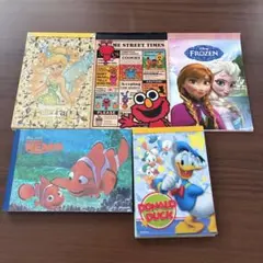 ディズニーキャラクター メモ帳セット