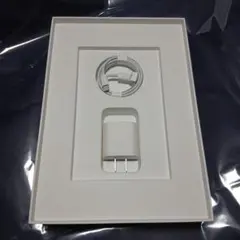 Apple　純正の20W充電器タイプC-ライトニングのケーブルのセット