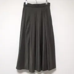 ミッシェルクラン 美品 ロングフレアスカート チャコールグレー M38 イトキンのサムネイル
