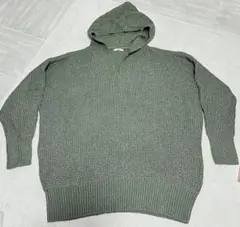 【新品・未使用】URBAN RESEACH ニットパーカー カーキ