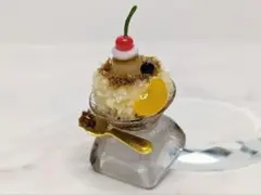 ■プリンかき氷on iceキーキャップ□ハンドメイドキーキャップ□■