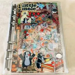 1点のみA6 小さなモグラシャカシャカノートアクリルバインダー