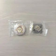 ちいかわ くら寿司 缶バッチ マグネット 2個セット