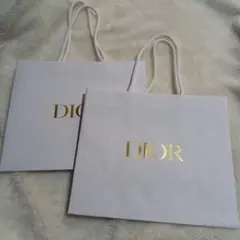Dior 紙袋 ショッパー 2枚 大