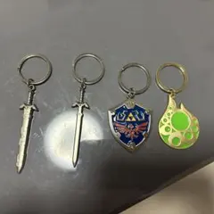 ゼルダの伝説 キーホールダー 4個セットのサムネイル