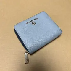 MICHAEL KORS ライトブルー 二つ折り財布