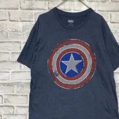 90sヴィンテージTシャツ！ブルー半袖古着　L 9