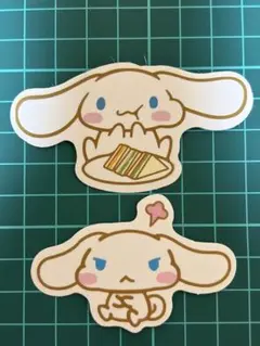 うさぎキャラクター ステッカー2枚セット