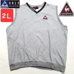 le coq sportif ゴルフコレクション ベスト LL グレー