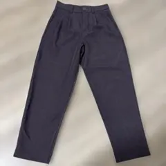 テーパードパンツ　紫　ストレートレッグ　スラックス　S グレイル