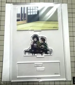 鬼滅の刃　ミニジオラマ　アクリルスタンド　義勇　炭治郎　柱稽古　冨岡