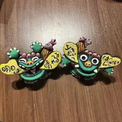 カラフルなシーサー　置物