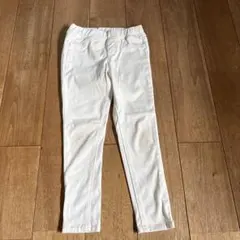 キッズ ホワイト ロングパンツ 長ズボンのサムネイル