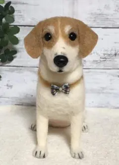 羊毛フェルト　ハンドメイド【ビーグル】みみみ様専用　ぬいぐるみ　置物　インテリア