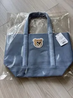正規品　オールドテディ　ワッペントートバッグ ベージュ　Lのサムネイル