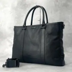 【良品✨】ウルティマトーキョー 2way トートバッグ 肩掛け レザー 本革 黒