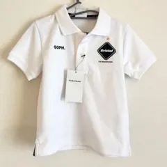 F.C.Real Bristol キッズポロシャツ Sサイズ 白 新品タグ付き