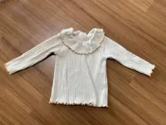 フリル付き長袖トップス　90cm