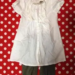 グローバルワーク カーキ カーゴパンツ キッズ M 新品