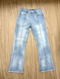 フリンジ デニム