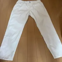 メンズ ホワイト チノパン ウエストゴム仕様のサムネイル