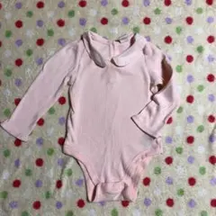 【お値下げ中】baby gapのピンクの襟付きロンパース18〜24months❁