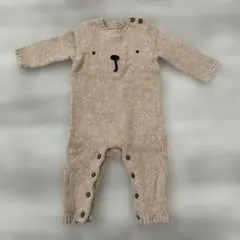 Gap baby 3-6manthクマ刺繍ロンパース 3-6ヶ月