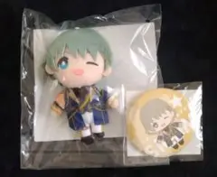 セガラッキーくじオンライン　ぬいぐるみ＆缶バッジ　巻緒