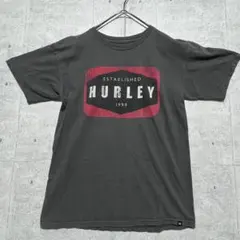 j86 Hurley ロゴTシャツ チャコールグレー 古着 ヴィンテージ レトロ