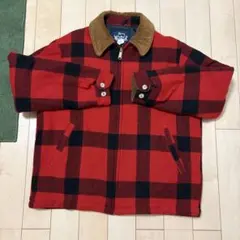 Woolrich レッド・ブラックチェック アウター