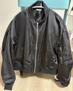 ITEMS URBANRESEARCH ブラック　MA-1 FREE