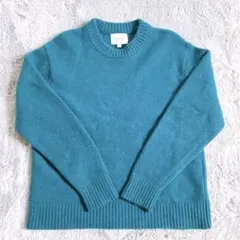 アーバンリサーチ　ミックスメランジクルーネックニット　セーターMウール混