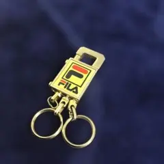 FILA キーホルダー ゴールドカラー 2連リングのサムネイル
