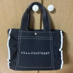 JILL BY JILLSTUART フリルトート トートバッグ ブラック 小