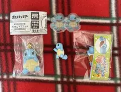 【新品未使用/匿名発送】ポケモン　チョコエッグ＆韓国限定シール等　ゼニガメのサムネイル